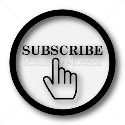 Subscribe simple icon. Subscribe simple button. - Website icons
