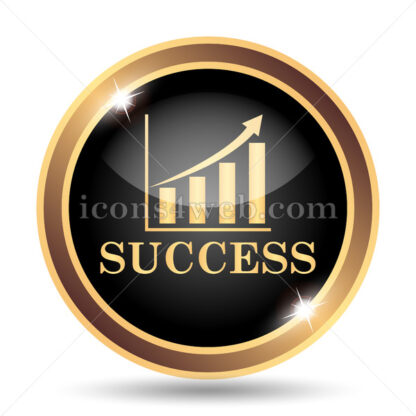 Success gold icon. - Website icons