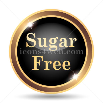 Sugar free gold icon. - Website icons