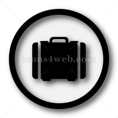 Suitcase simple icon. Suitcase simple button. - Website icons