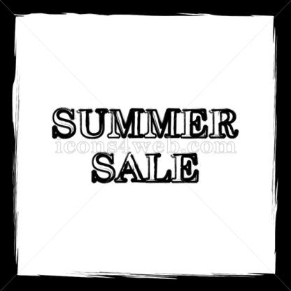 Summer sale sketch icon. - Website icons