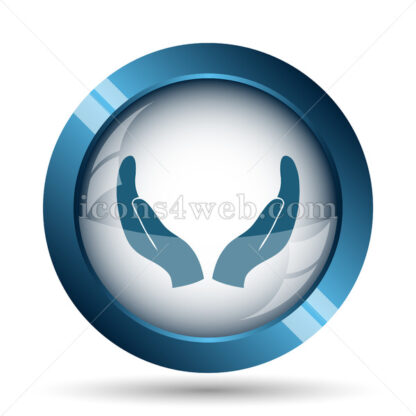 Supporting hands image icon. - Website icons