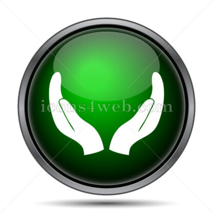 Supporting hands internet icon. - Website icons
