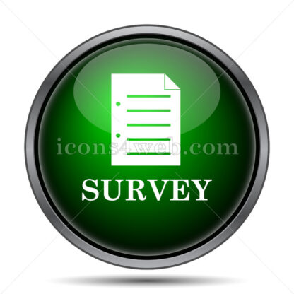 Survey internet icon. - Website icons