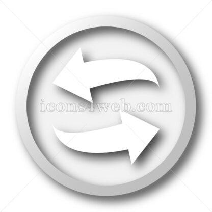 Swap white icon. Swap white button - Website icons