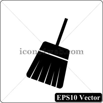 Sweep black icon. EPS10 vector. - Website icons