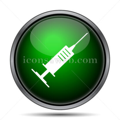 Syringe internet icon. - Website icons