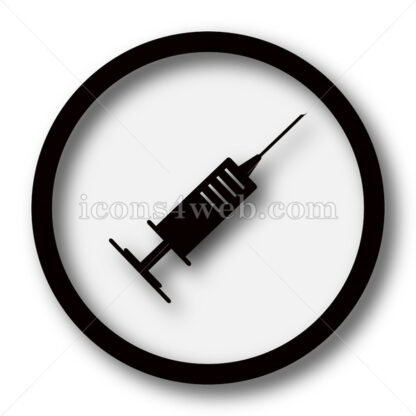 Syringe simple icon. Syringe simple button. - Website icons