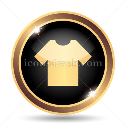 T-short gold icon. - Website icons