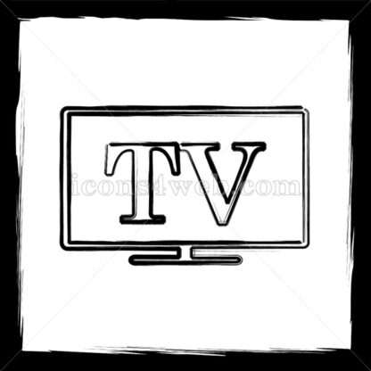 TV sketch icon. - Website icons