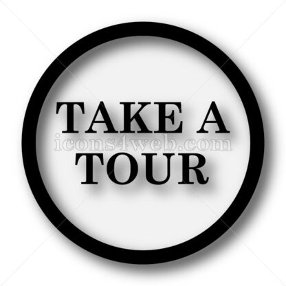 Take a tour simple icon. Take a tour simple button. - Website icons