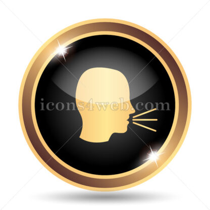 Talking gold icon. - Website icons