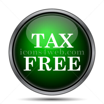 Tax free internet icon. - Website icons