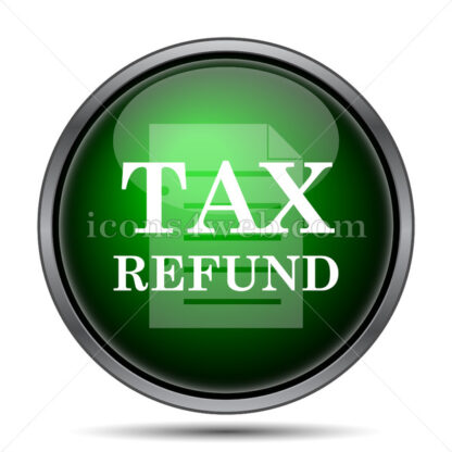 Tax refund internet icon. - Website icons