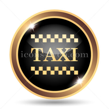 Taxi gold icon. - Website icons