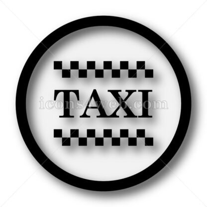 Taxi simple icon. Taxi simple button. - Website icons