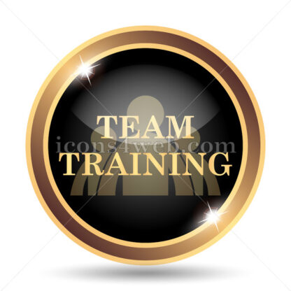Team training gold icon. - Website icons