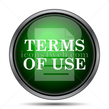 Terms of use internet icon. - Website icons