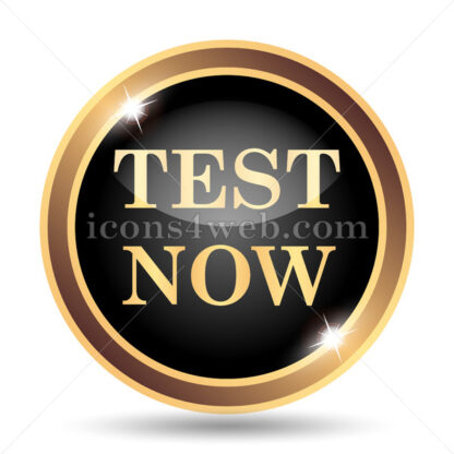 Test now gold icon. - Website icons