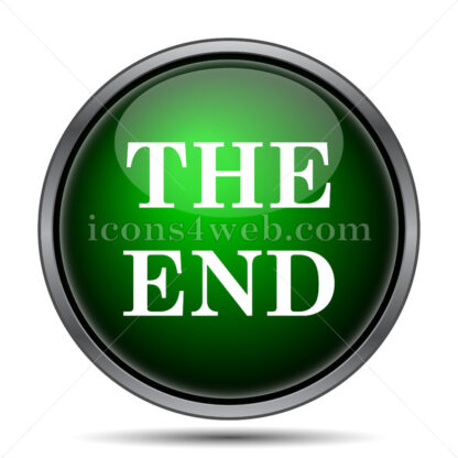 The End internet icon. - Website icons