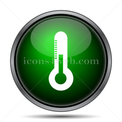 Thermometer internet icon. - Website icons