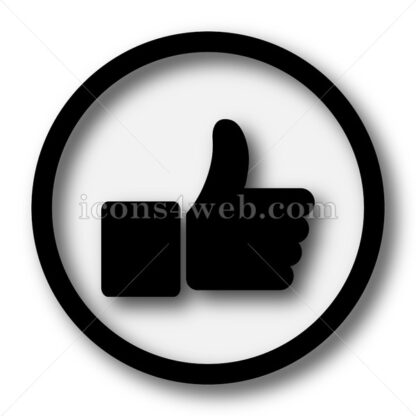 Thumb up simple icon. Thumb up simple button. - Website icons