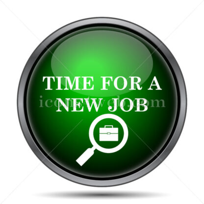 Time for a new job internet icon. - Website icons