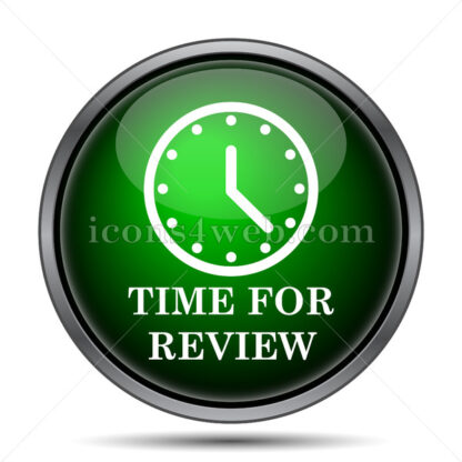 Time for review internet icon. - Website icons