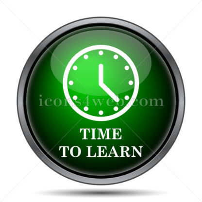Time to learn internet icon. - Website icons