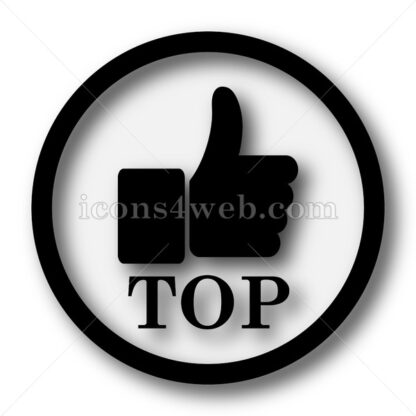 Top simple icon. Top simple button. - Website icons