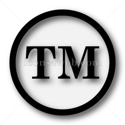 Trade mark simple icon. Trade mark simple button. - Website icons