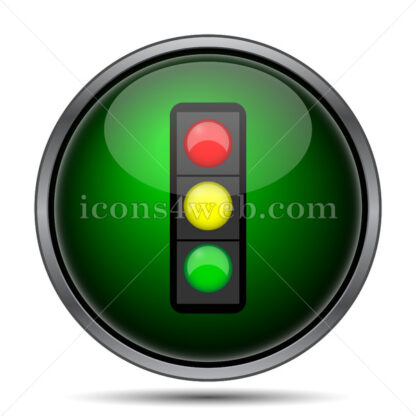 Traffic light internet icon. - Website icons