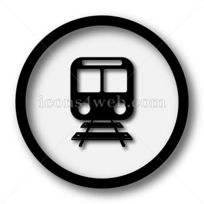 Train simple icon. Train simple button. - Website icons