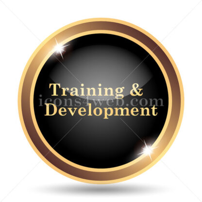 Training and development gold icon. - Website icons