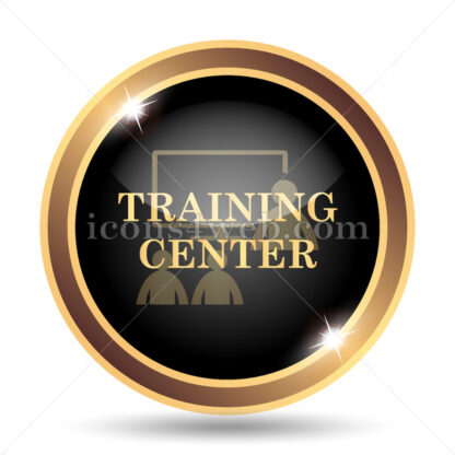 Training center gold icon. - Website icons