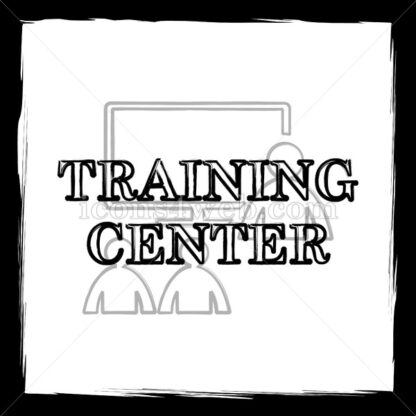 Training center sketch icon. - Website icons