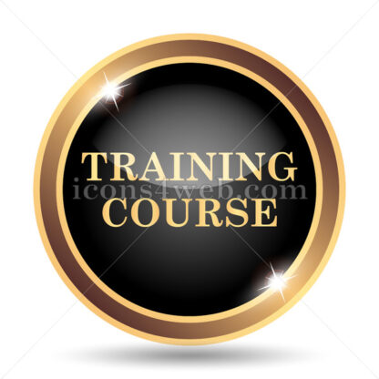 Training course gold icon. - Website icons