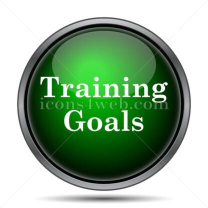 Training goals internet icon. - Website icons