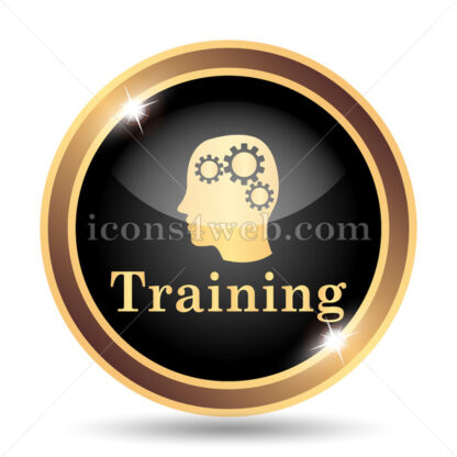 Training gold icon. - Website icons