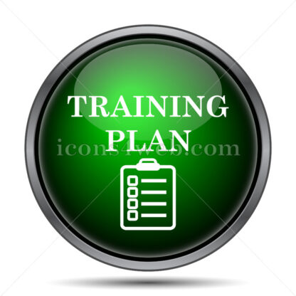 Training plan internet icon. - Website icons