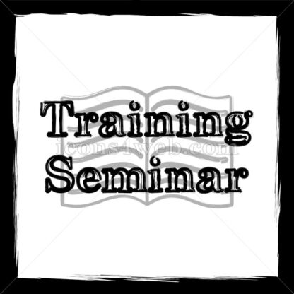 Training seminar sketch icon. - Website icons