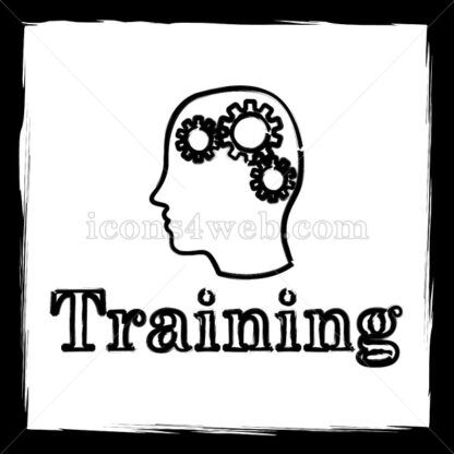 Training sketch icon. - Website icons