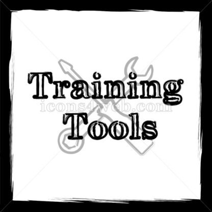 Training tools sketch icon. - Website icons
