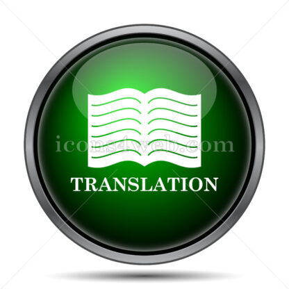 Translation book internet icon. - Website icons