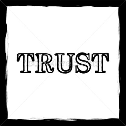 Trust sketch icon. - Website icons