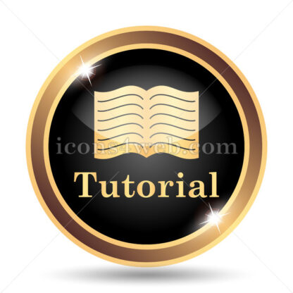 Tutorial gold icon. - Website icons