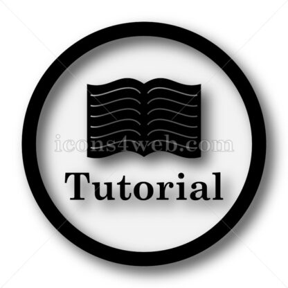 Tutorial simple icon. Tutorial simple button. - Website icons