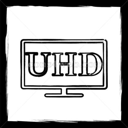 Ultra HD sketch icon. - Website icons