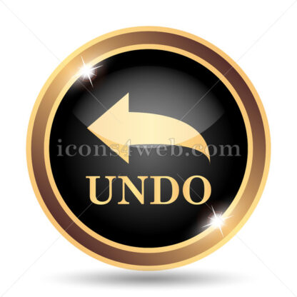 Undo gold icon. - Website icons