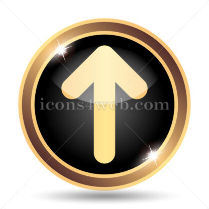 Up arrow gold icon. - Website icons